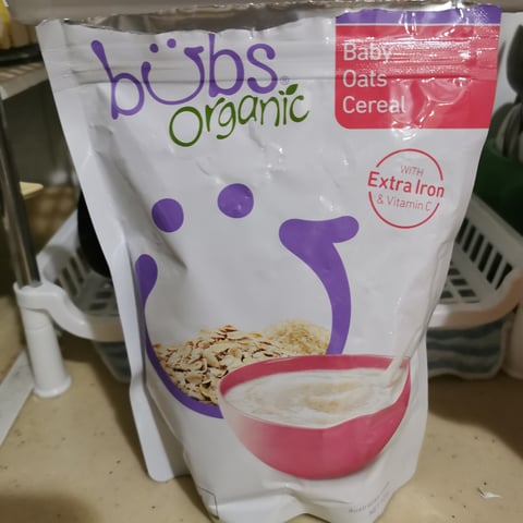 Bubs organic baby oats hot sale cereal