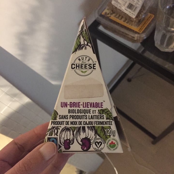 photo of Nuts For Cheese Un-Brie-Lievable shared by @expressyourvegan on  28 Feb 2021 - review