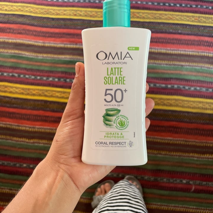 photo of Omia Laboratoires Latte solare 50+ Aloe shared by @ariadne on  06 Jul 2022 - review