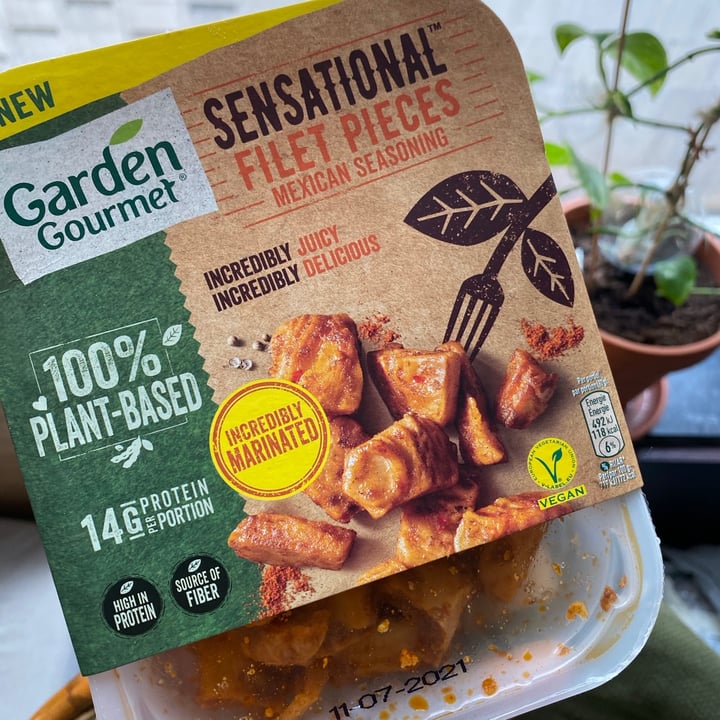 review photo of Garden Gourmet Filetti Marinati Mexican Style shared by @travelerafit on 05 Jul 2021 - review