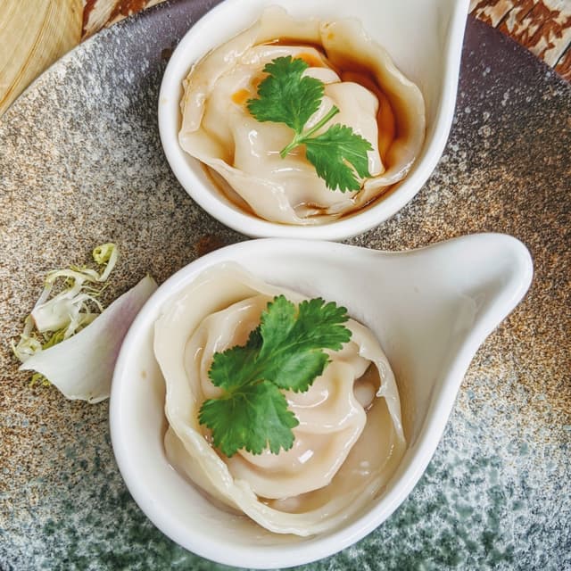 Photo of the dish “Sichuan Plant-Based Meat & Cabbage Steamed Dumplings”