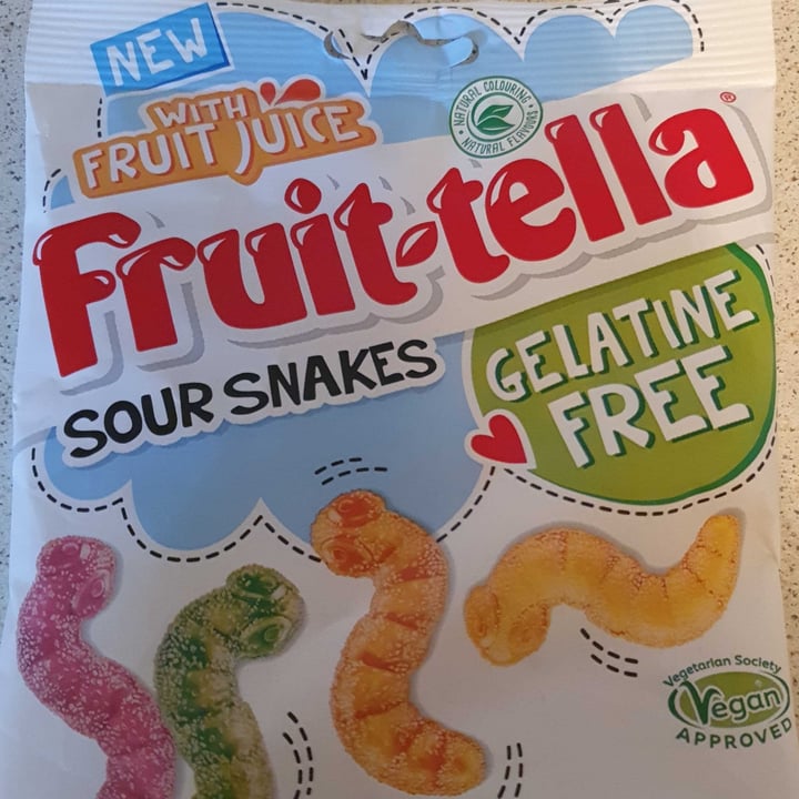 photo of Fruit-tella Sour Snakes shared by @loopyfruitloop on  23 Feb 2021 - review