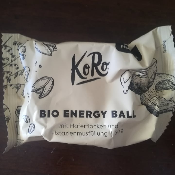 photo of Koro Bio Energy ball Pistazie shared by @chiarabek on  22 Sep 2022 - review