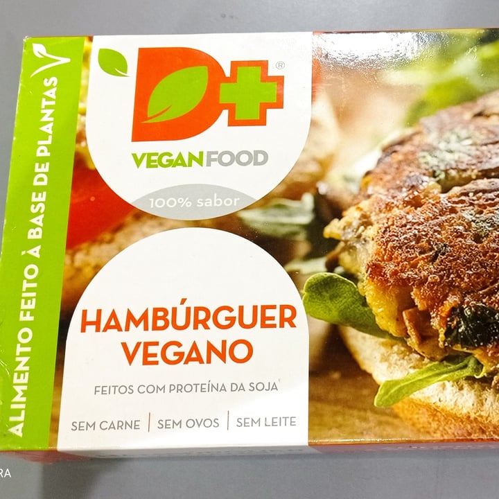 photo of D+ Vegan food Hambúrguer de Soja shared by @fevisciani on  07 Jul 2022 - review