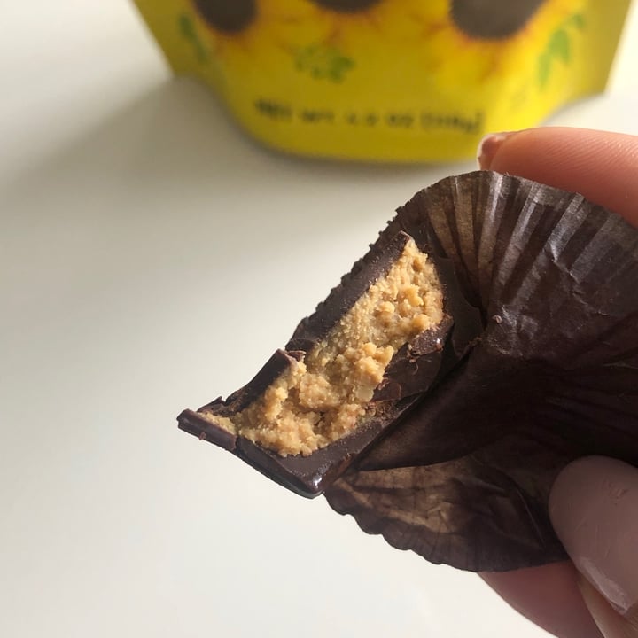 review photo of Trader Joe's Dark Chocolate Sunflower Seed Butter Cups shared by @forksandplants on 17 Apr 2021 - review