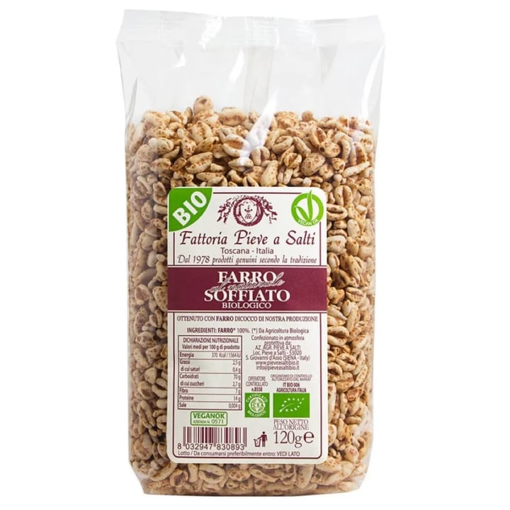 photo of Fattoria Pieve a Salti Farro soffiato shared by @eli22veg on  05 Apr 2022 - review