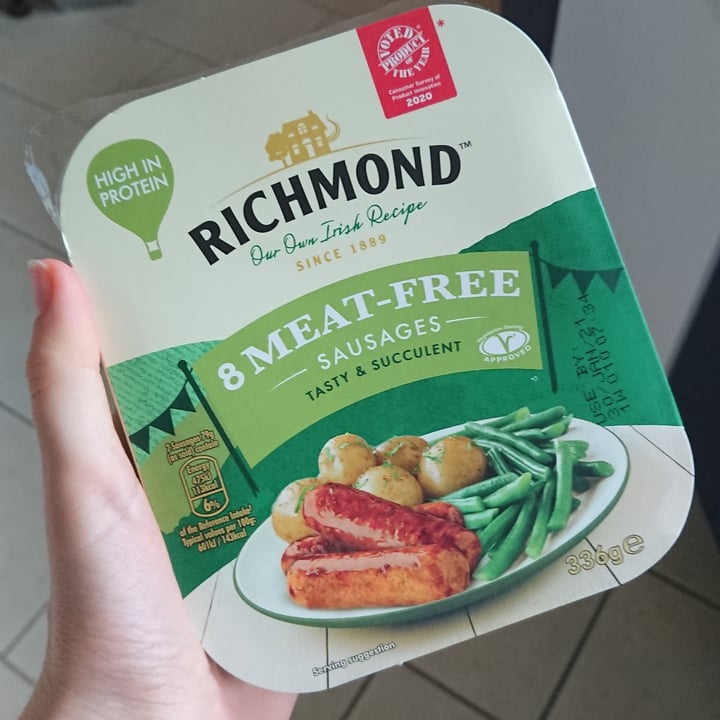 review photo of Richmond Richmond Meat Free Sausages shared by @carahb on 28 Jan 2021 - review