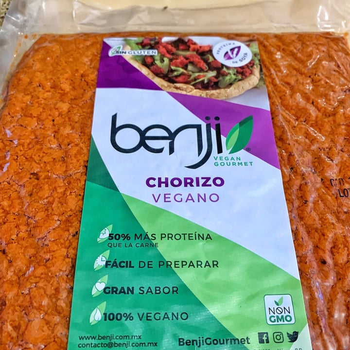 photo of Benji Vegan Gourmet Chorizo Vegano shared by @shakitz on  24 Jan 2021 - review