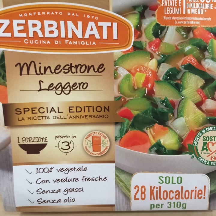 photo of Zerbinati Minestrone Leggero shared by @mirtilla2182 on  18 Nov 2022 - review
