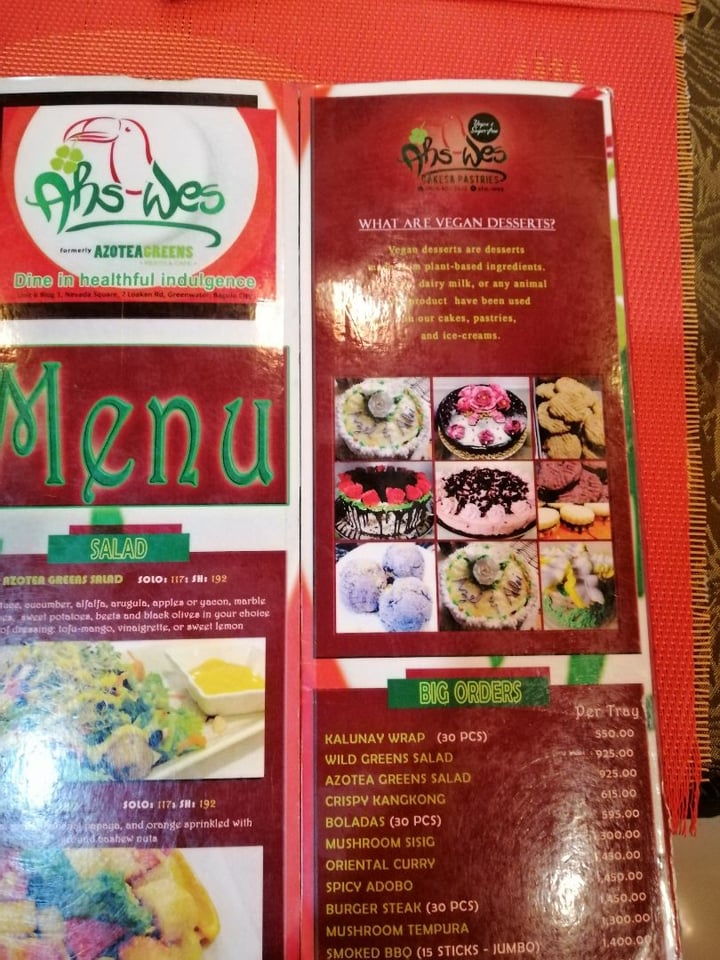 review photo of Ahs-wes Restaurant Formerly Azotea Greens Ramen Soup shared by @stanley on 07 Sep 2019 - review