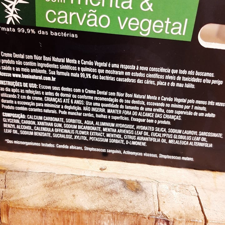review photo of Boni natural Creme Dental Branqueador shared by @danmiet on 16 May 2022 - review