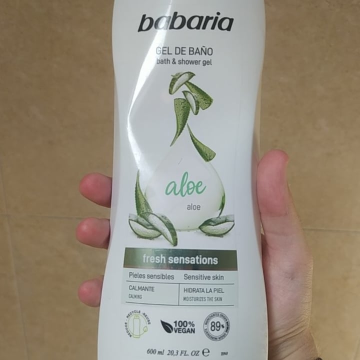photo of Babaria Bio  Gel de Baño Aloe shared by @oscarotin on  09 Mar 2022 - review