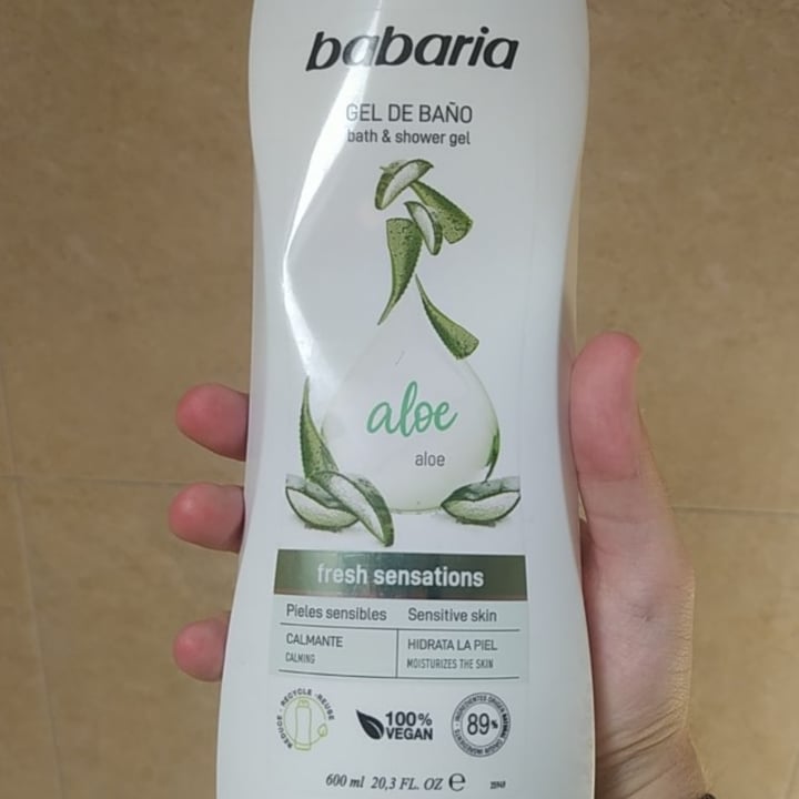 review photo of Babaria Gel de Baño Aloe shared by @oscarotin on 09 Mar 2022 - review