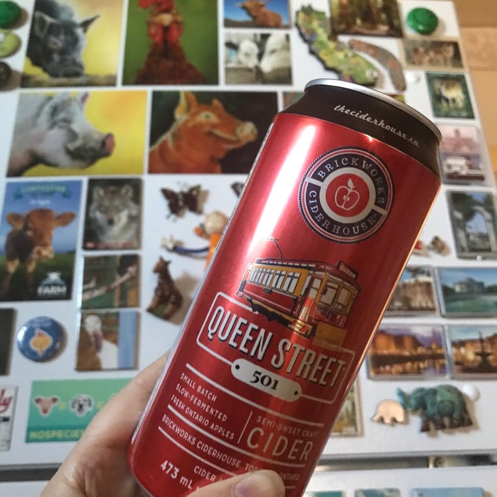 review photo of Brickworks Ciderhouse Semi-Sweet Craft Cider shared by @jennyveganmcqueen on 26 Feb 2021 - review