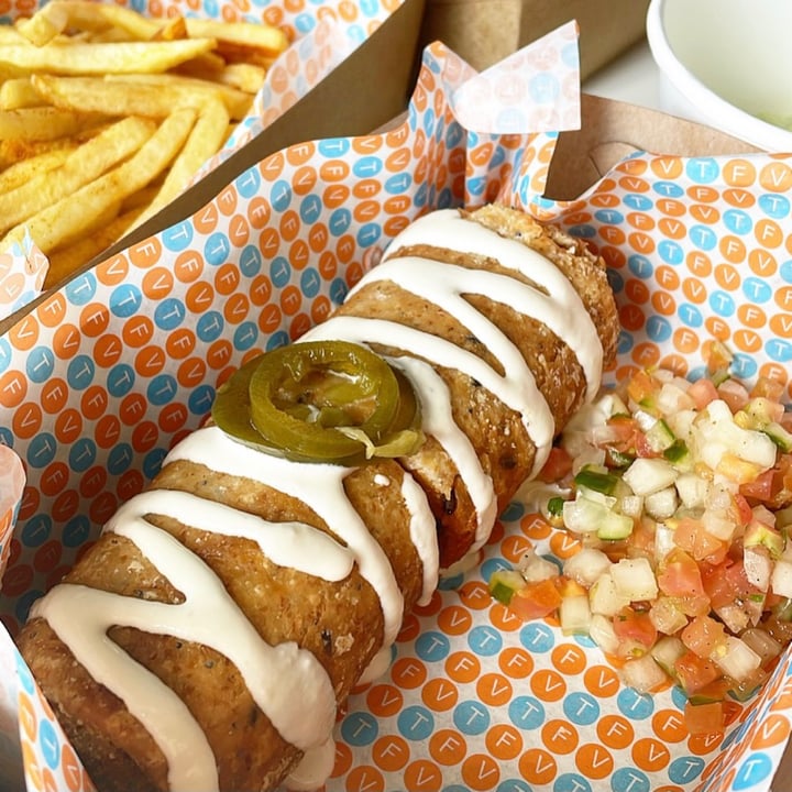 photo of The Fussy Vegan Gardens Chimichanga shared by @capetownvegan on  11 May 2022 - review