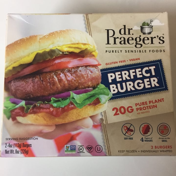 photo of Dr. Praeger's Perfect Burger shared by @thathigginsguy on  06 Nov 2020 - review