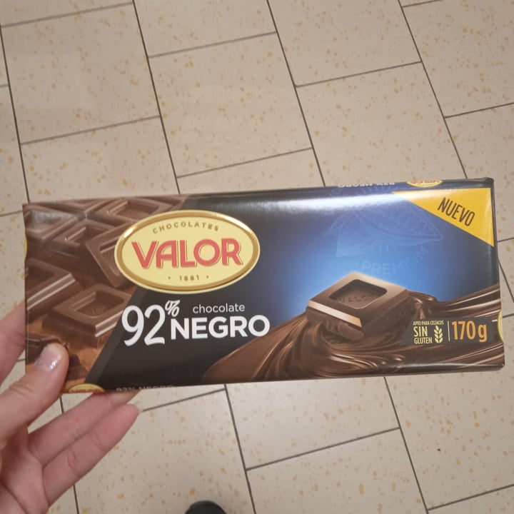 photo of Valor Chocolate 92% shared by @espesita on  04 Jan 2022 - review