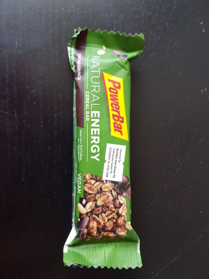 photo of Power bar Natural Energy Cereal Vegan Cacao Crunch shared by @sylchew on  07 Mar 2019 - review