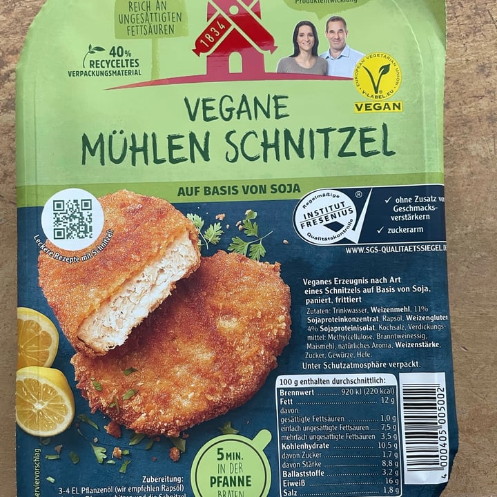 photo of Rügenwalder Mühle Vegane Mühlen Schnitzel shared by @murielbrewriel on  14 Jul 2021 - review