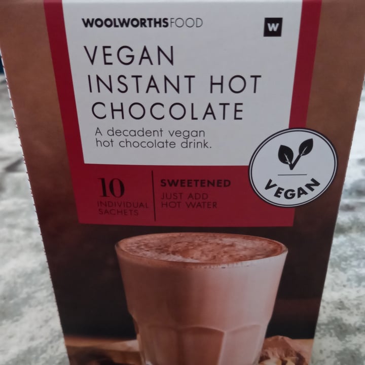 photo of Woolworths Food Vegan instant Hot Chocolate shared by @colleenc on  25 Nov 2020 - review