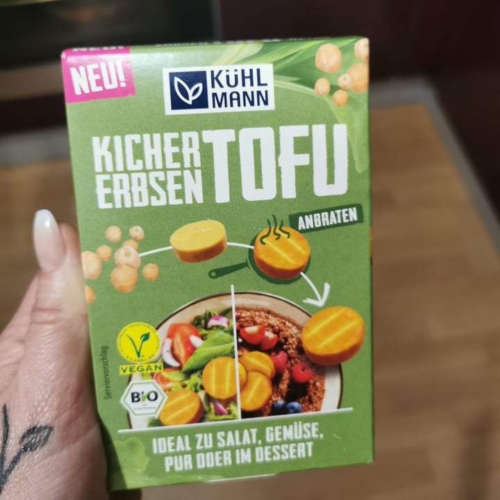 photo of Kühlmann Kichererbsen Tofu shared by @susikarotti on  20 Jun 2022 - review