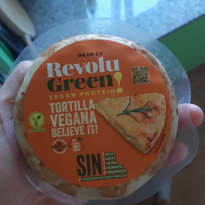 photo of Revolu Green Tortilla de patatas vegana shared by @chiaramichelle on  12 Jul 2022 - review