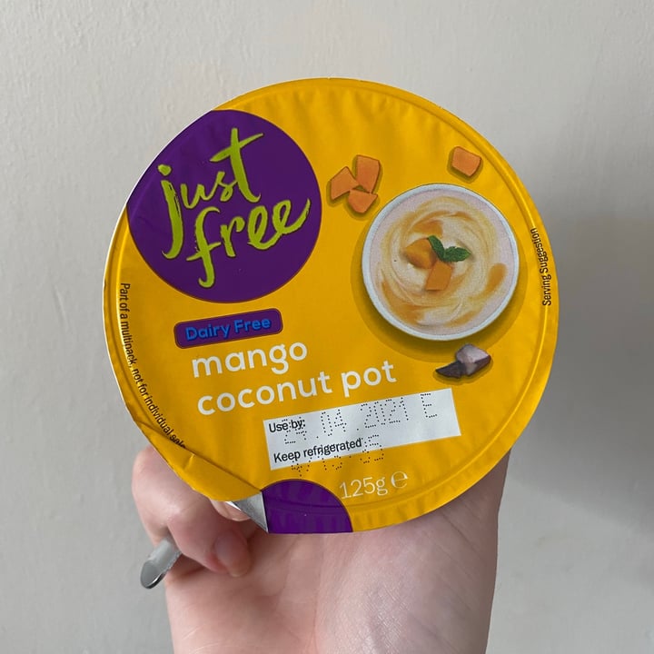 photo of Just Free Mango Coconut Dairy free yoghurt shared by @plantsareallweneed on  18 Apr 2021 - review