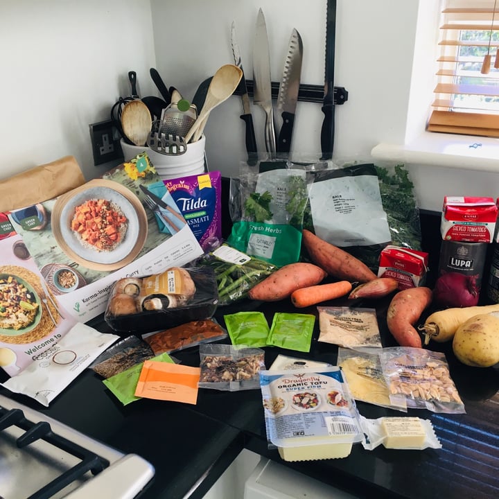 review photo of Green Chef Togo Korma And Chestnut Mushroom & Lentil Pie shared by @monica8 on 26 Nov 2021 - review