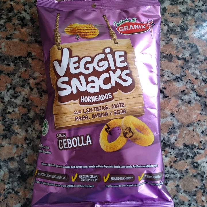 photo of Granix Veggie Snacks Sabor Cebolla shared by @euge13 on  17 Jan 2021 - review