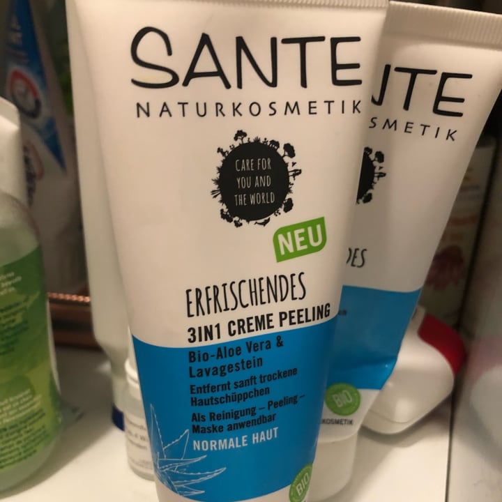 photo of Sante 3 in 1 Cream Peeling shared by @laveganamasmolona on  19 Jun 2022 - review