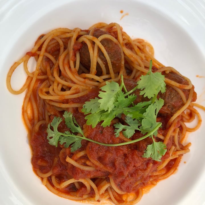 review photo of Privé Somerset Impossible™ Meatball Spaghetti shared by @plantbasedmum on 21 Nov 2019 - review