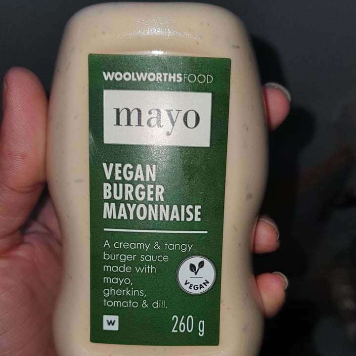 review photo of Woolworths Food Vegan Burger Mayonnaise shared by @vnm11 on 15 Oct 2022 - review