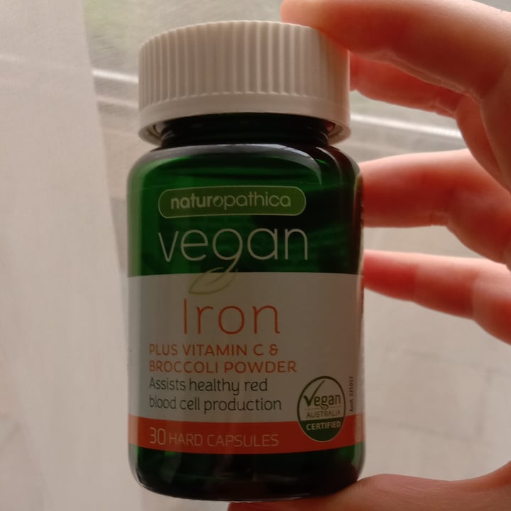photo of Naturopathica Iron shared by @sarahtheethicalvegan on  05 Dec 2021 - review