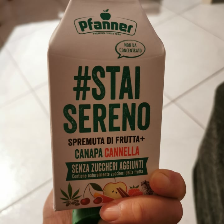 photo of Pfanner #staisereno spremuta di frutta + canapa magnesio shared by @cassandrissima on  13 Sep 2021 - review