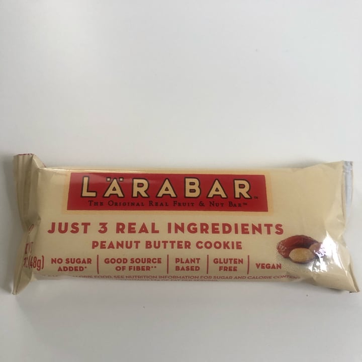 photo of Larabar Peanut Butter Cookie shared by @happy2bvegan on  05 Mar 2022 - review