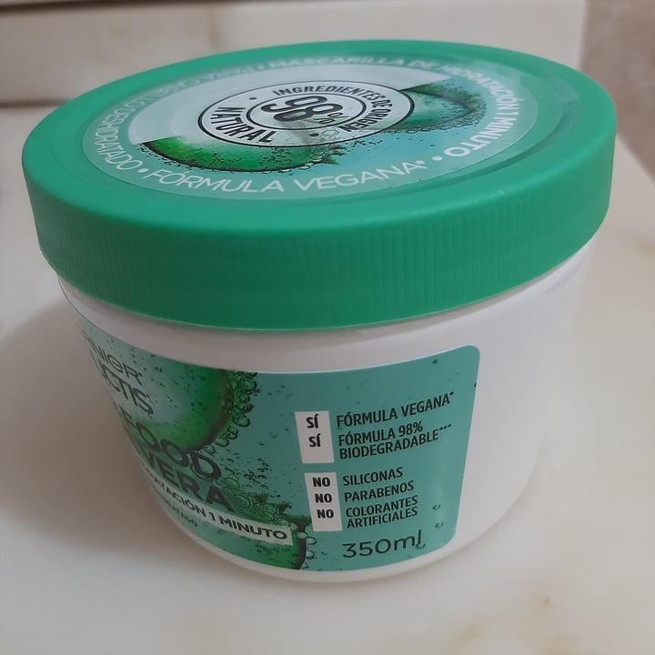 photo of Garnier Mascarilla de hidratacion 1 minuto con Aloe Vera shared by @ivibartlett on  12 Apr 2021 - review