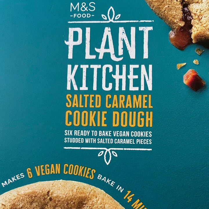 photo of Plant Kitchen (M&S) Salted caramel cookie dough shared by @nobloodnotears on  03 Jan 2022 - review