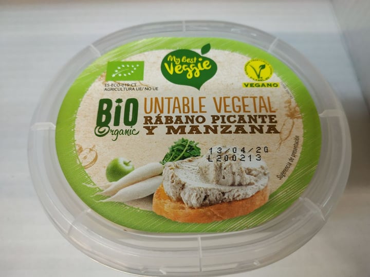 photo of My Best Veggie Untable Vegetal Rábano Picante Y Manzana shared by @kania on  22 Feb 2020 - review