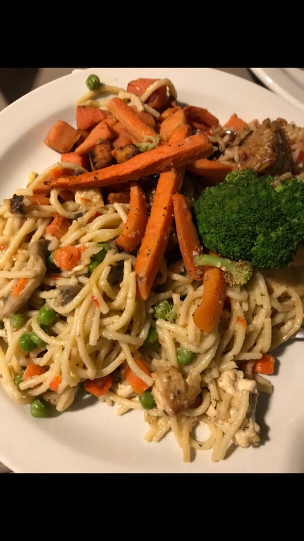 photo of North Servery Tempeh Tetrazzini with Roasted Carrots shared by @rithikapro on  17 Dec 2018 - review