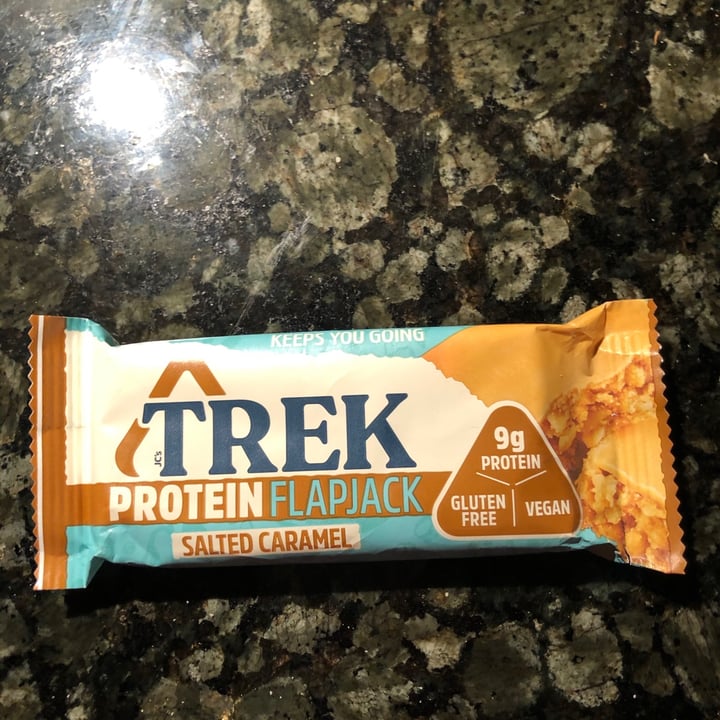 review photo of TREK Protein Flapjack (Salted Caramel) shared by @04ag on 16 Mar 2021 - review