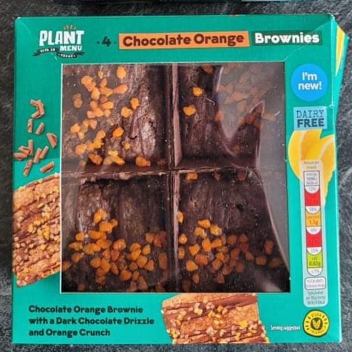 photo of Plant Menu 4 Chocolate Orange Brownies shared by @lucideej on  19 May 2022 - review