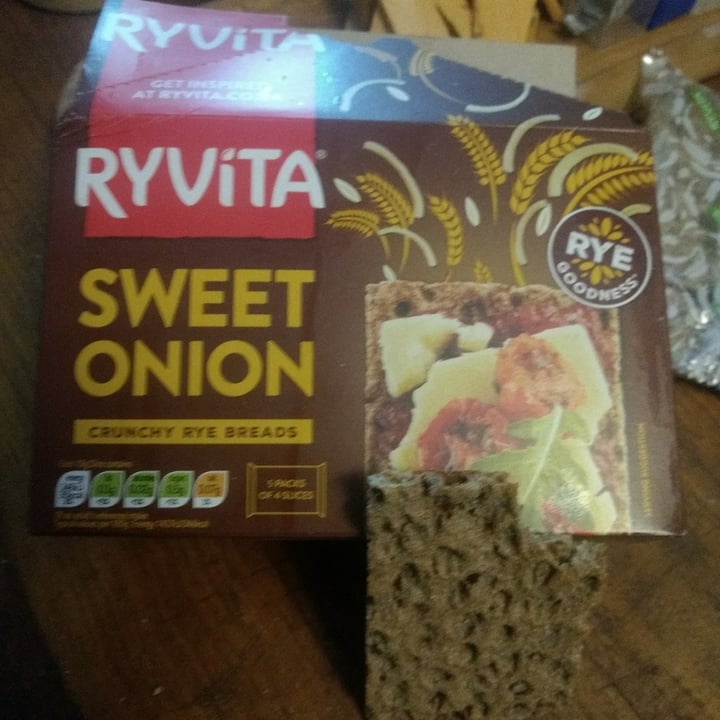 Ryvita Sweet Onion Crunchy Rye Bread Review abillion