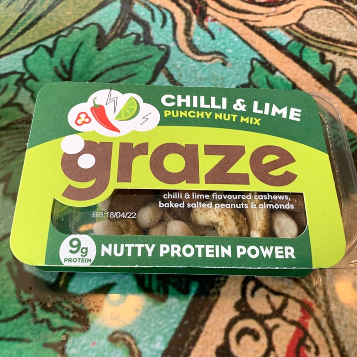 photo of graze Chilli and Lime Nutty Protien Power shared by @vegpledge on  30 Aug 2021 - review