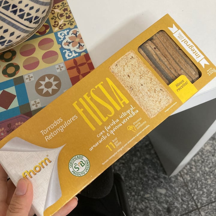 review photo of Fhom Fiesta - farinha integral, amaranto e quinoa vermelha shared by @hashiefaca on 04 Jun 2022 - review