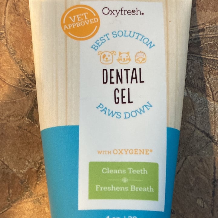 photo of Oxyfresh Dental Gel shared by @veganosaventureros on  30 Jan 2022 - review