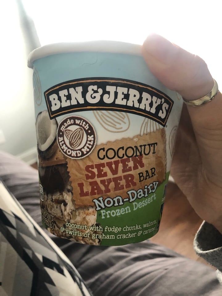 review photo of Ben & Jerry's Coconut Seven Layer Bar Non-Dairy Frozen Dessert shared by @kirstenb on 01 Dec 2019 - review