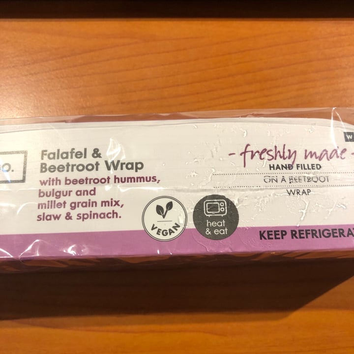 review photo of Woolworths Food Falafel and Beetroot Wrap shared by @chanie212 on 06 Apr 2021 - review