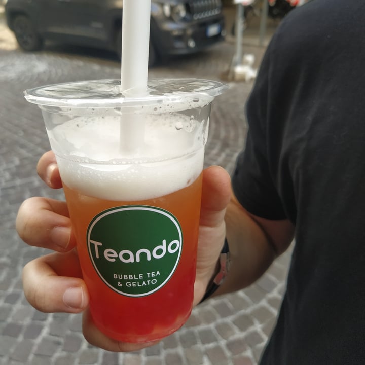 photo of Teando - Bubble Tea & Gelato bubble tea shared by @chiaracappellini on  05 Jul 2022 - review