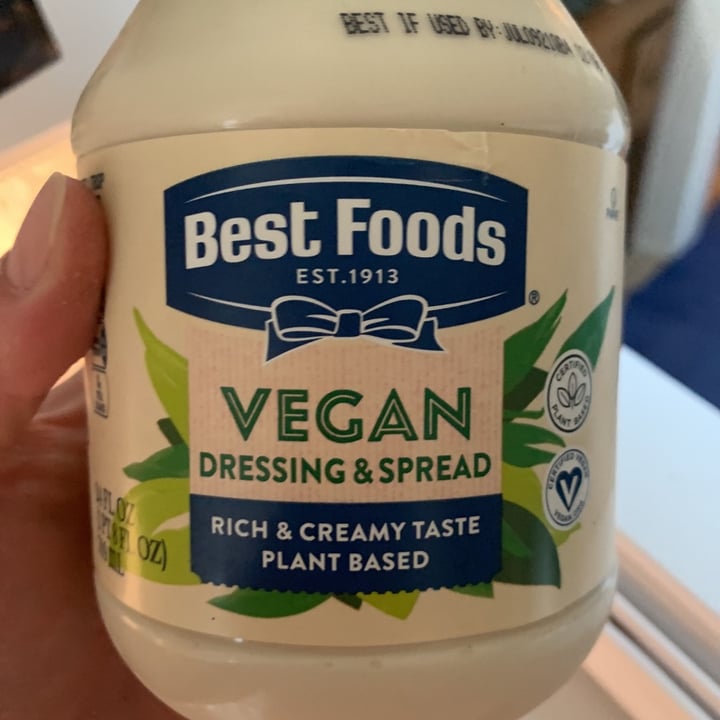 photo of Best foods Vegan Dressing and Spread shared by @gwenie11 on  20 Aug 2021 - review