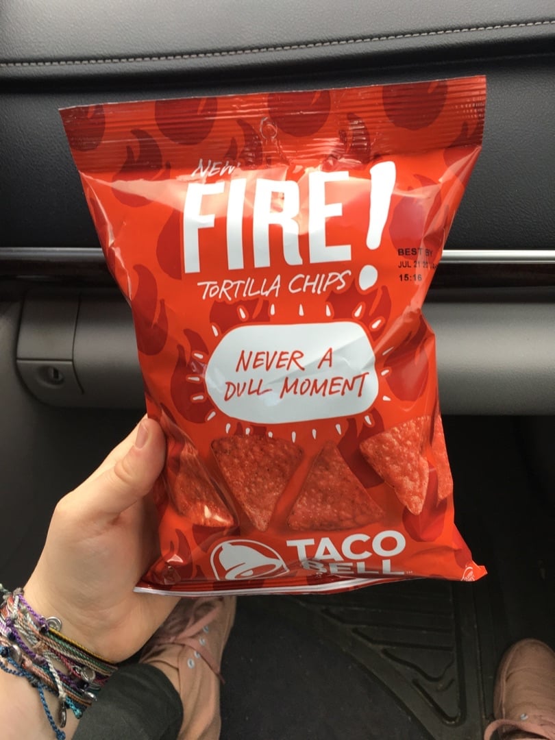 Taco Bell Fire tortilla chips Reviews abillion